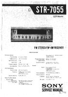 Sony str-7055 - Service Manual 